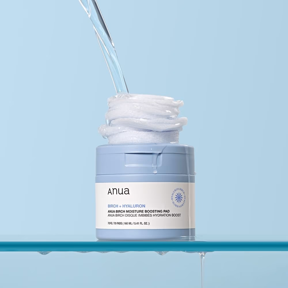 Anua Birch Moisture Boosting Pad – 160ml Hydrating Pads Infused With Birch Extract To Soothe And Refresh Skin. 5