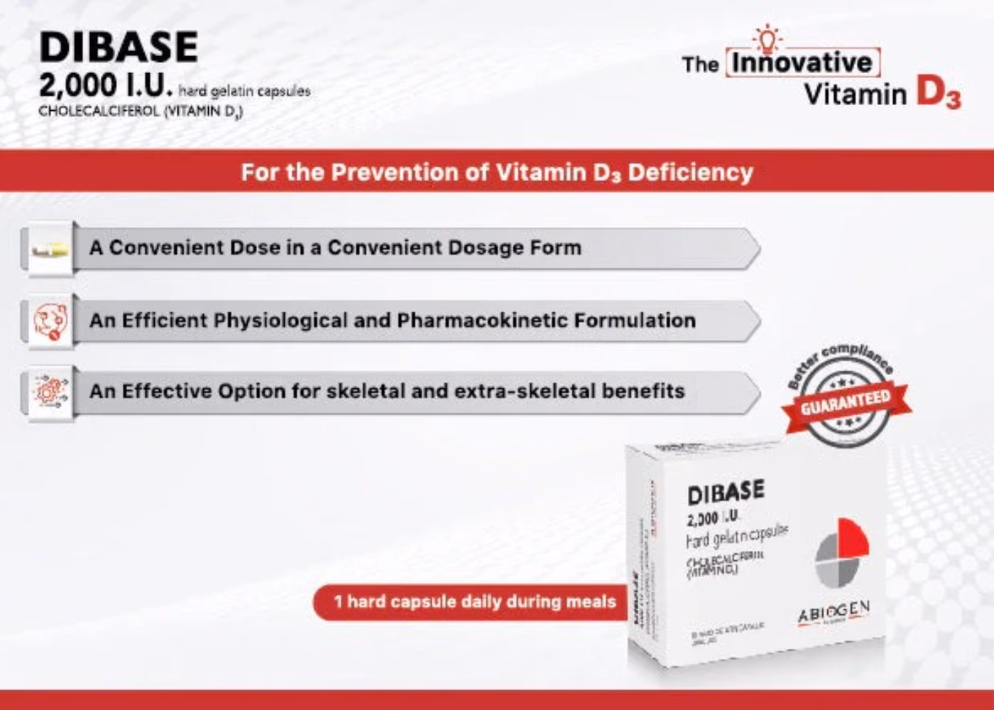 Dibase Vitamin D3 2000 IU Capsules 30s 2