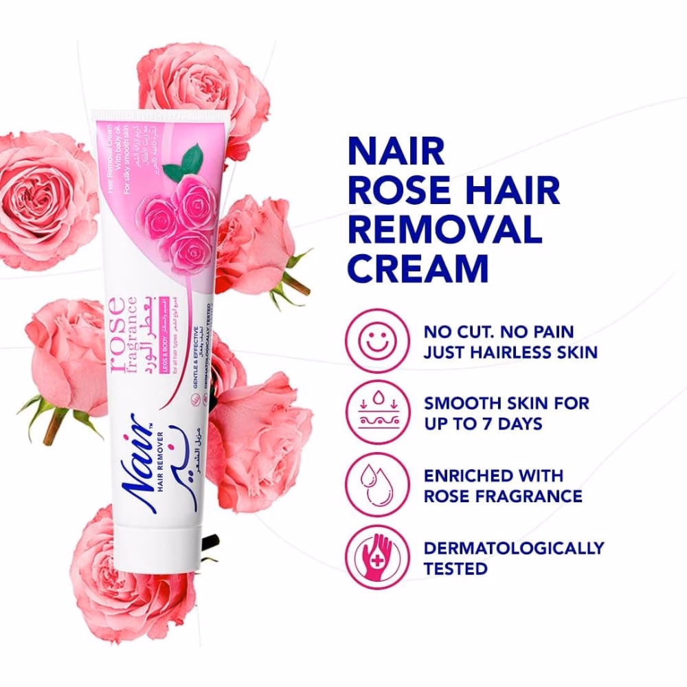Nair Hair Removal Cream – Rose, 110gm 2