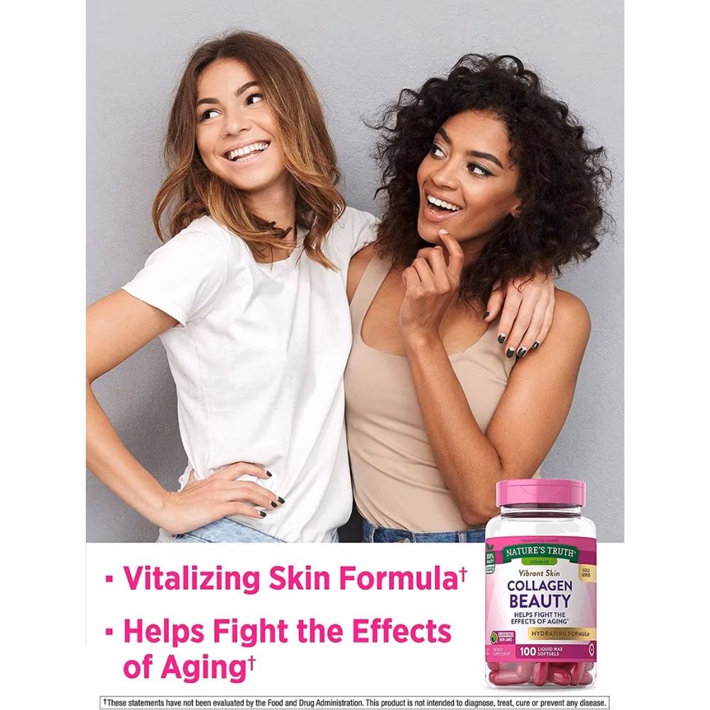 Natures Truth Collagen Beauty -  100 Liquid Softgels 3