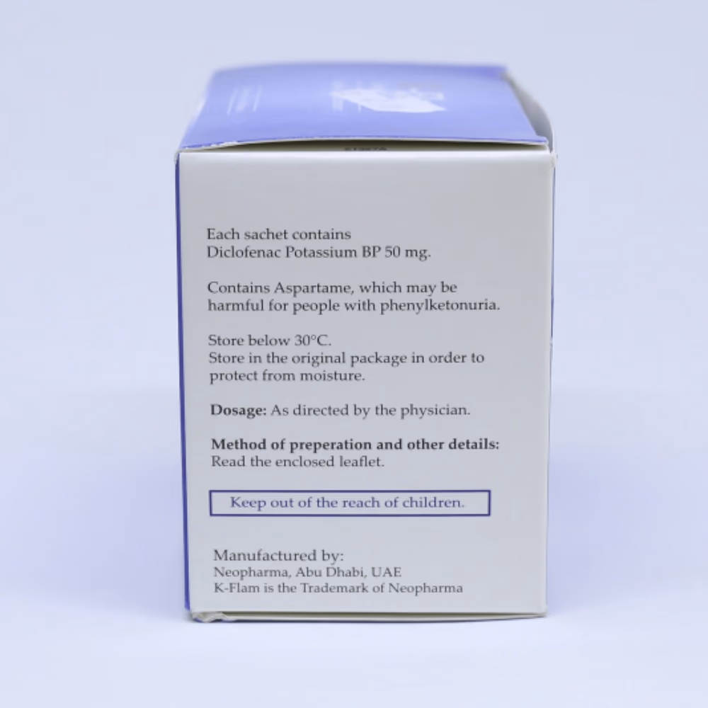 K-FLAM 50mg Powder Sachets 1g 30s 4