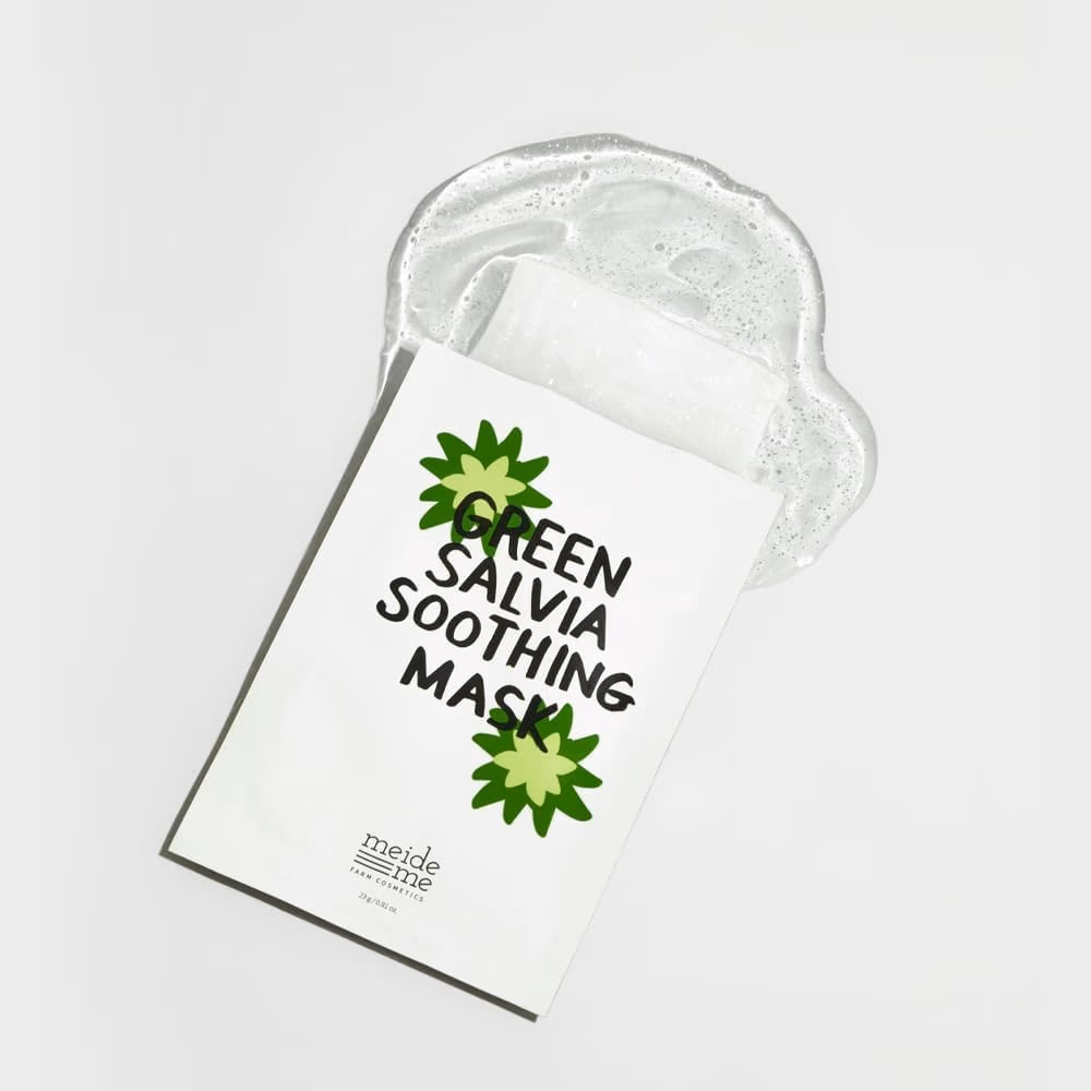 Meideme Green Salvia Soothing Mask (Sheet) 2