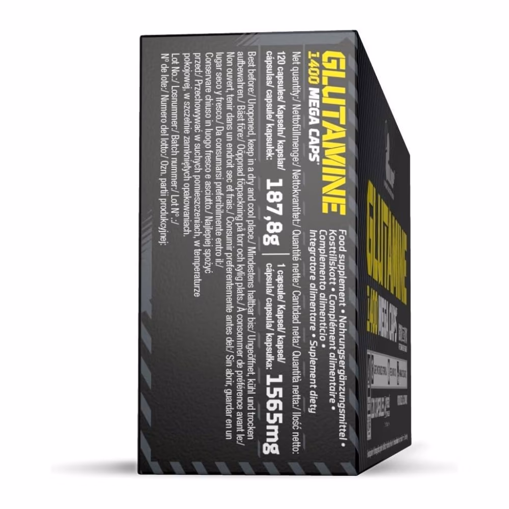 Olimp Glutamine 1400 Mega Caps 120 Capsules 4