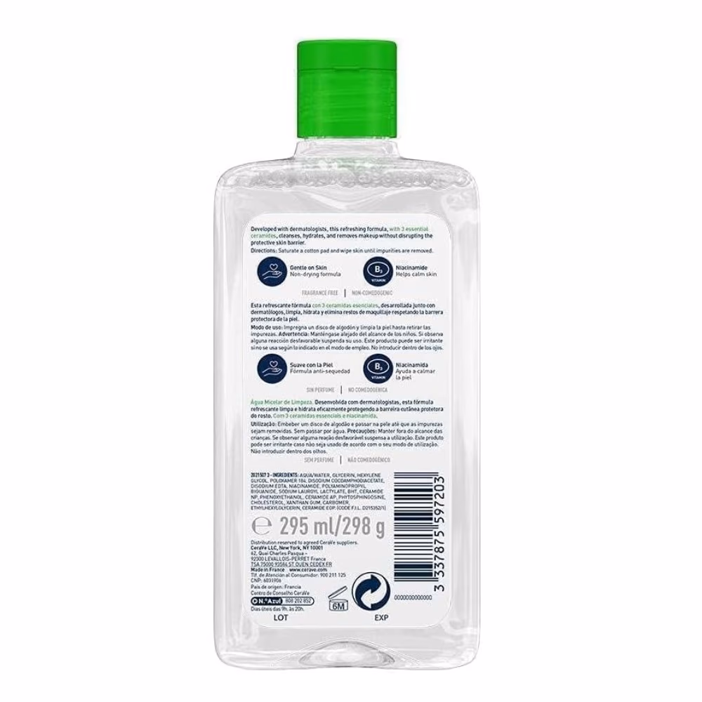 CeraVe Hydrating Micellar Cleansing Water - 295 ml 2