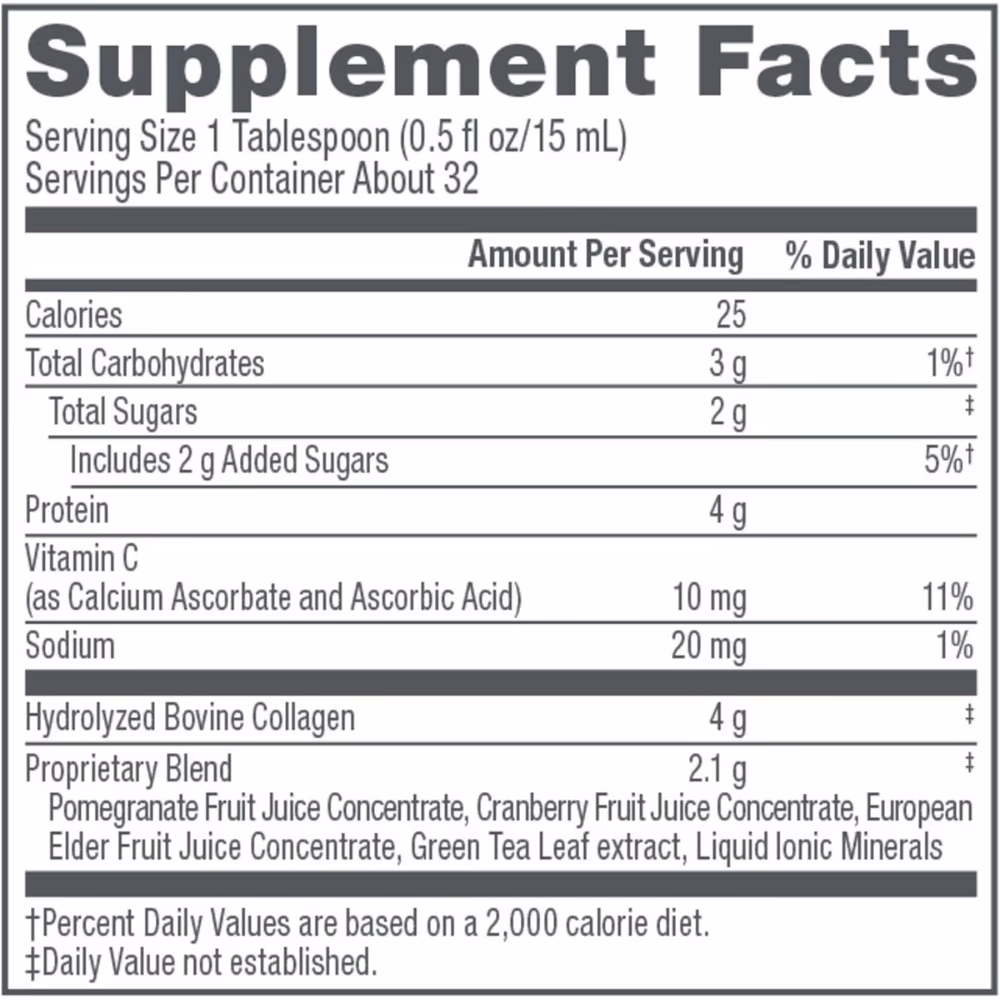 NeoCell Collagen Peptides Pomegranate Liquid- 473Ml 2
