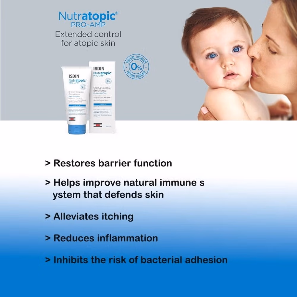 ISDIN Nutratopic Pro-AMP Emollient Cream 200ml 3