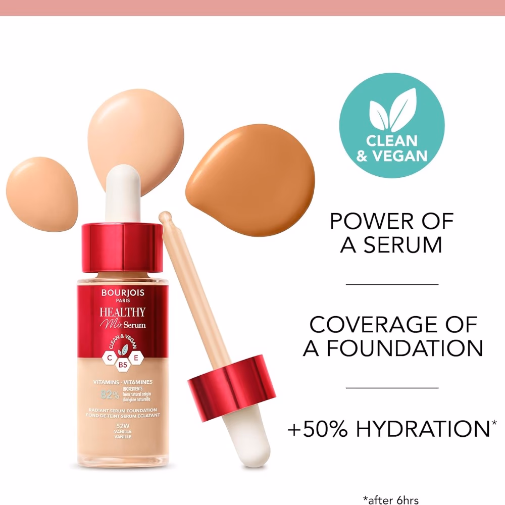 Bourjois Healthy Mix Foundation 52W Vanilla 30ml 3