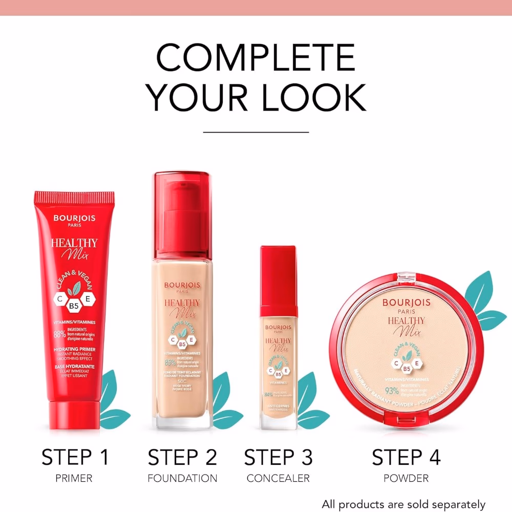 Bourjois Healthy Mix Foundation 52.5C Rose Beige 30ml 2