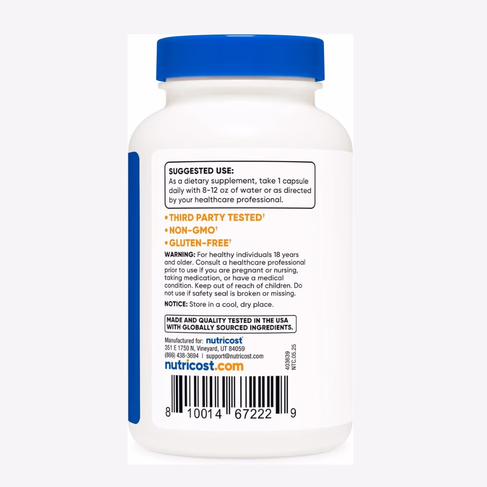 Nutricost P5P Vitamin B6 Supplement 50mg – 240 Capsules 4