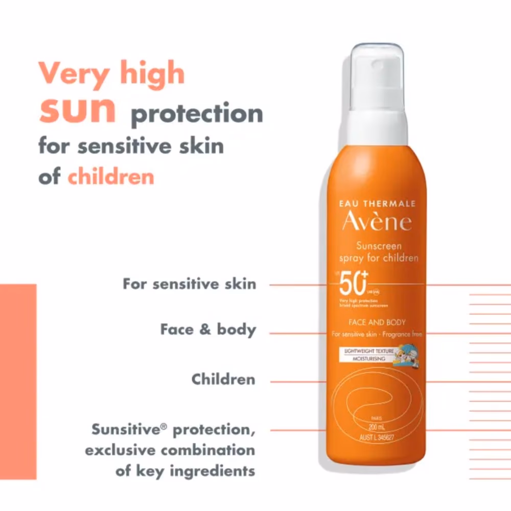Avene Very High Protection Children Spray SPF50+ 200ml 4