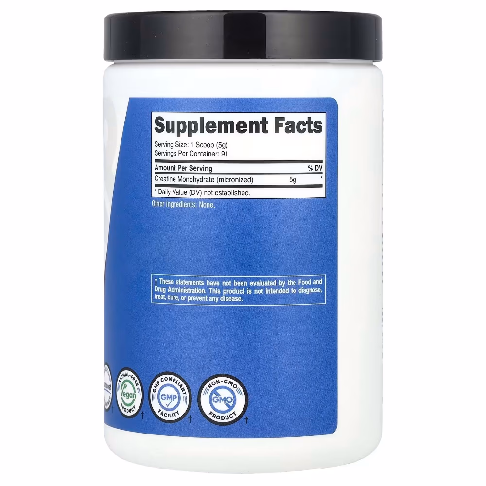 Nutricost Creatine Monohydrate Unflavored 454g – Creatine Powder Supplement 2