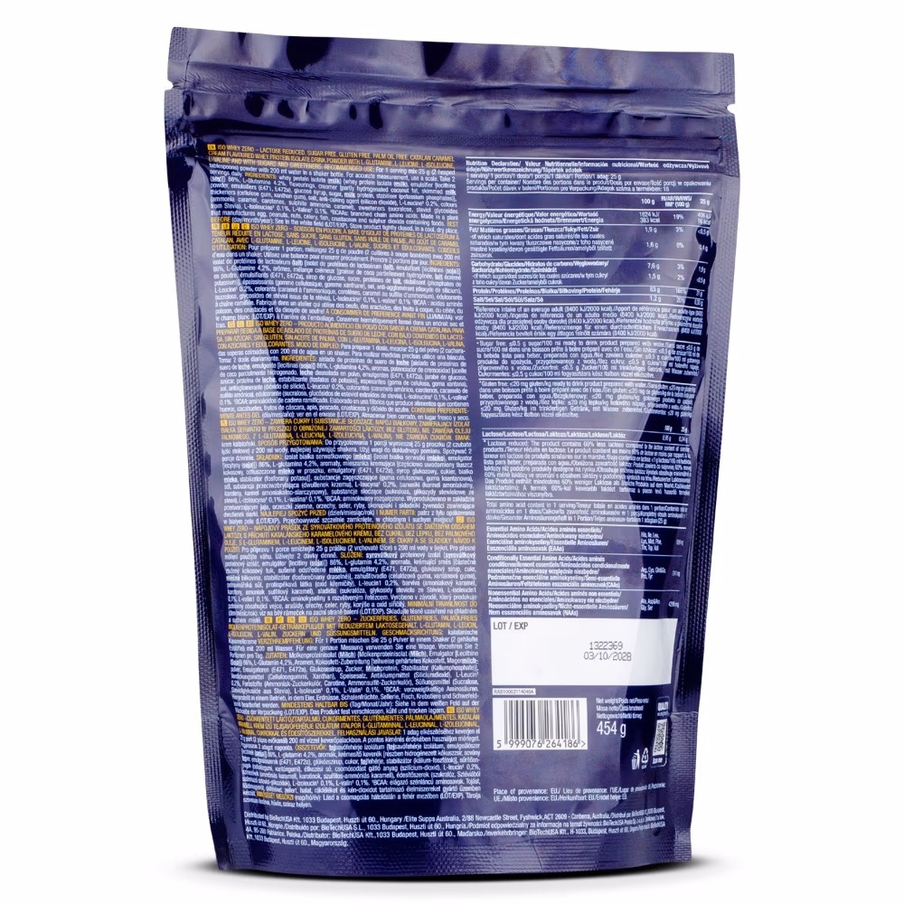 Biotech Iso Whey Zero Catalan Caramel Cream 454g 4