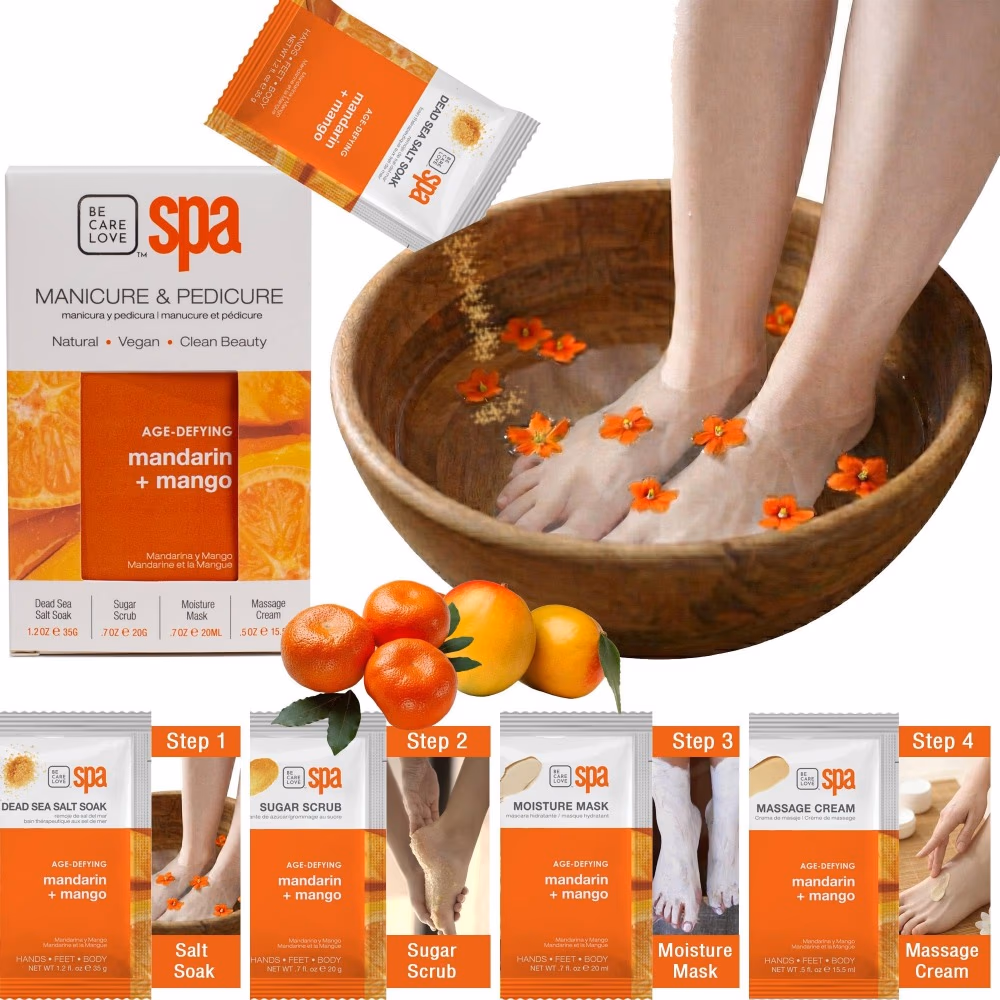 Be Care Love Spa Mandarin + Mango 4-Steps Pack 4