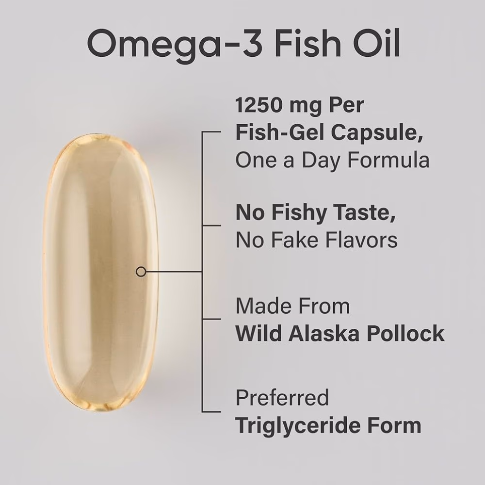 Sports Research Triple Strength Omega-3 Fish Oil 180 Softgels 3