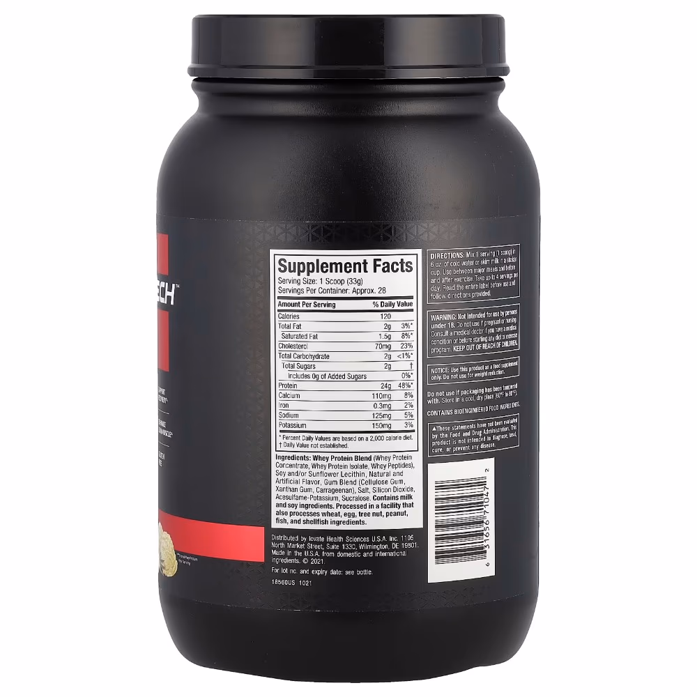 MuscleTech Nitro Tech Performance Vanilla 2lb  2