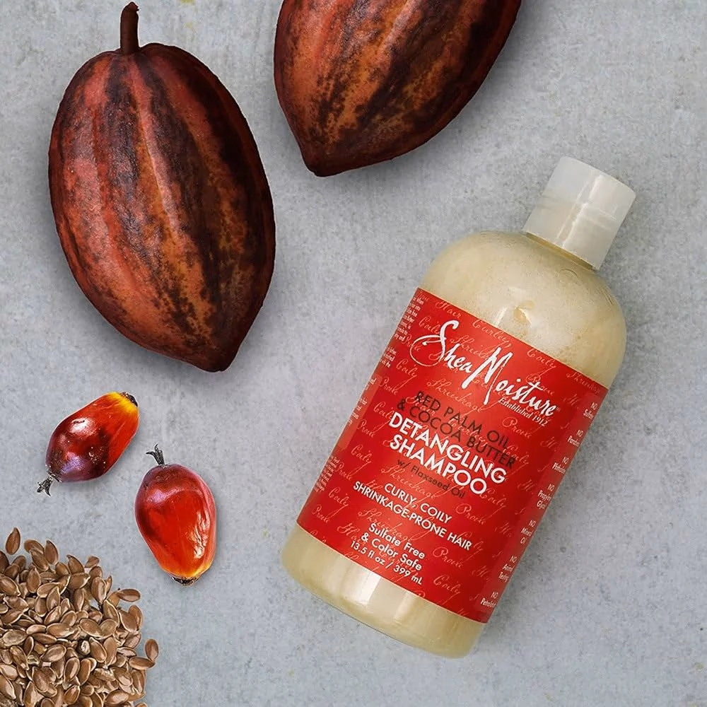 Shea Moisture Red Palm Oil and Cocoa Butter Hi-Slip Detangling Shampoo 399ml 3
