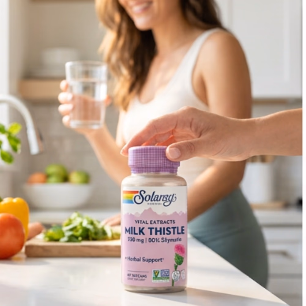 Solaray Milk Thistle 350mg -60 Capsules 2