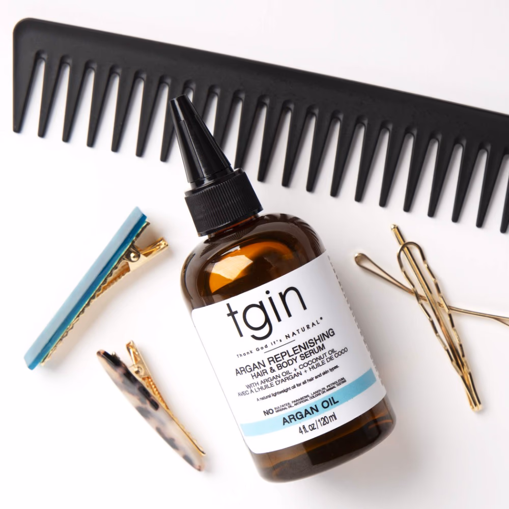TGIN Argan Replenishing Hair and Body Serum 120ml 2
