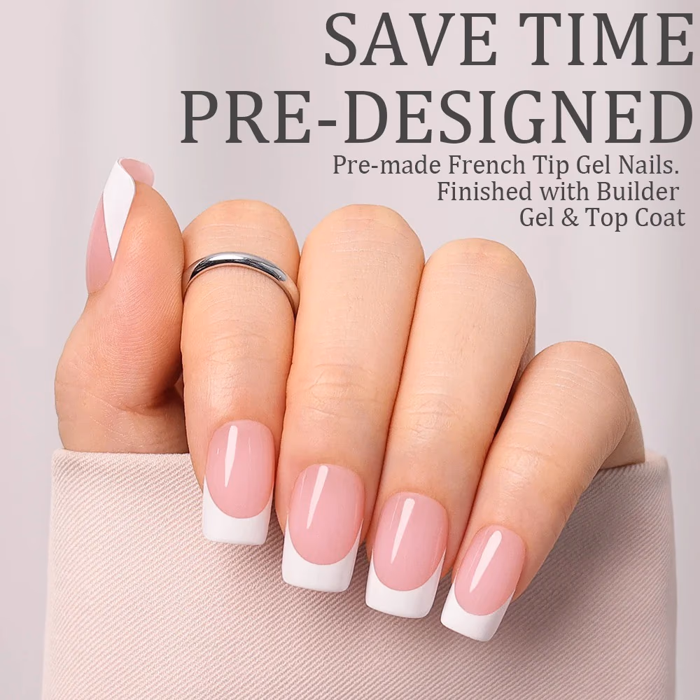 Elegant Touch French American Pink Nails – 24-Pack 5