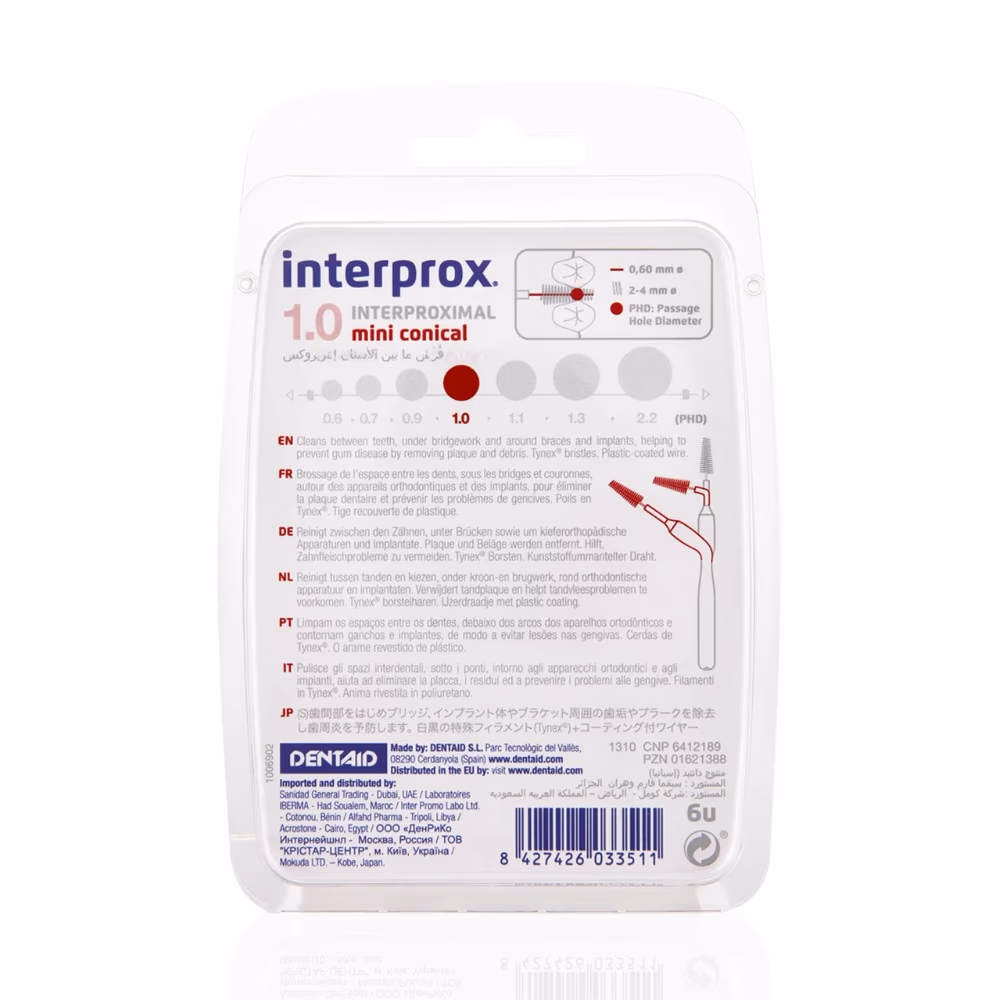 Interprox Interproximal Mini Conical 1.0 2