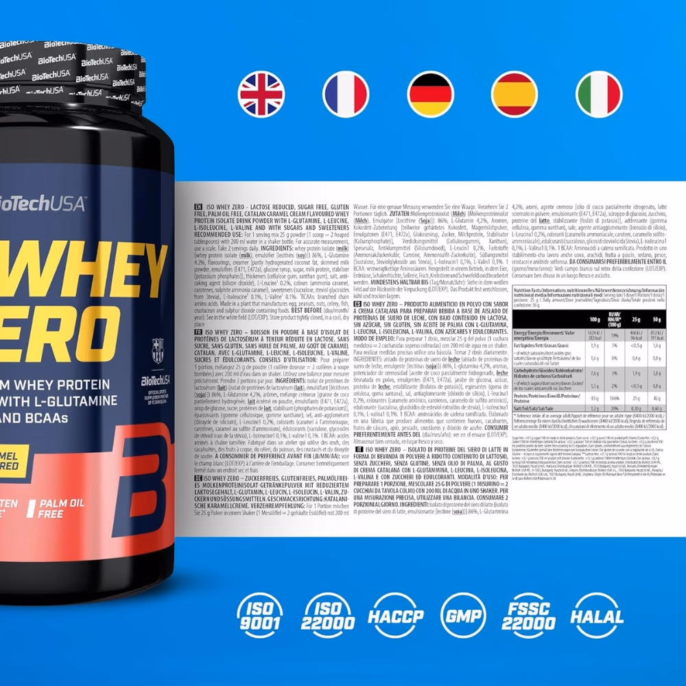 Biotech Iso Whey Zero Catalan Caramel Cream 908g 2