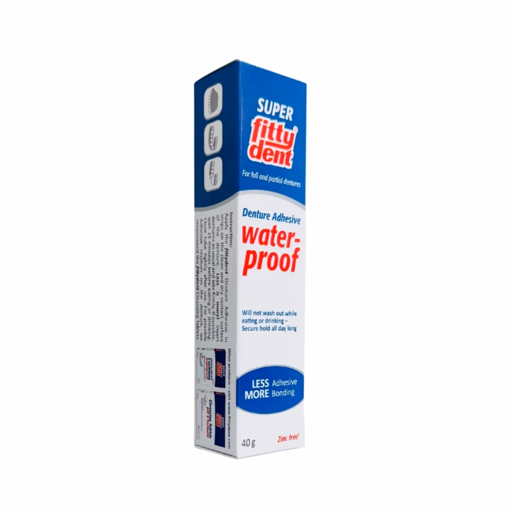 Fittydent Super Denture Adhesive Cream 40g 4