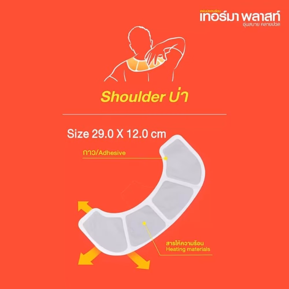 Therma Plast Shoulder Pain Relief-3 Pads  4
