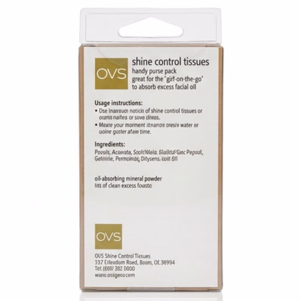 QVS Shine Control Tissues 100s 3