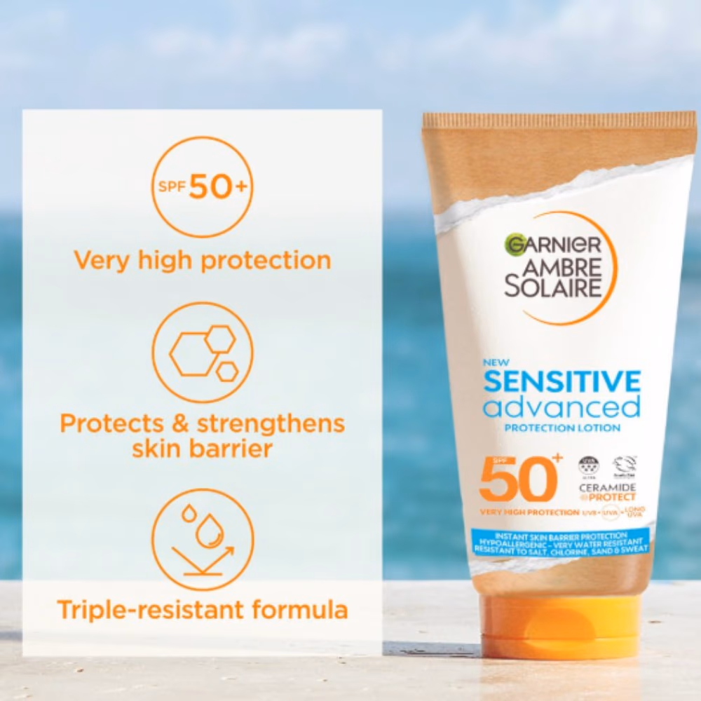 Garnier Ambre Solaire Sensitive Advanced SPF50+ 50 ml 4