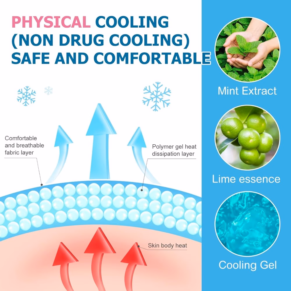 Ezycare Cooling Gel Patch 3's 5