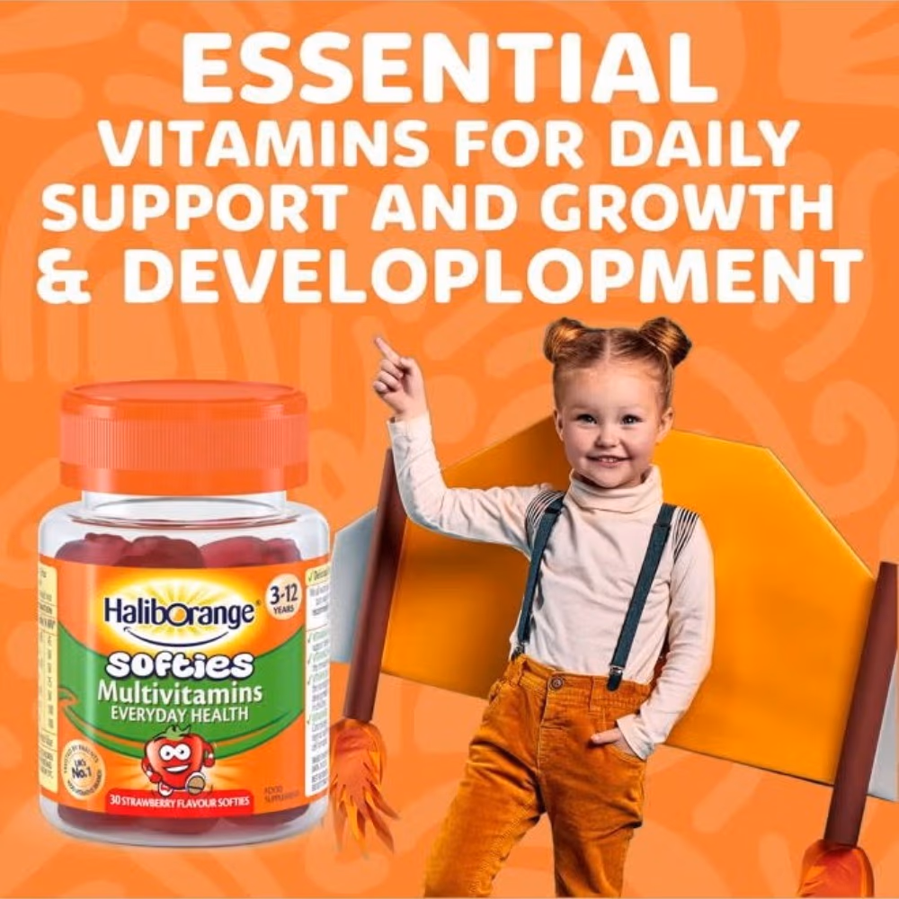 Haliborange Softies Strawberry Multivitamin 30 4