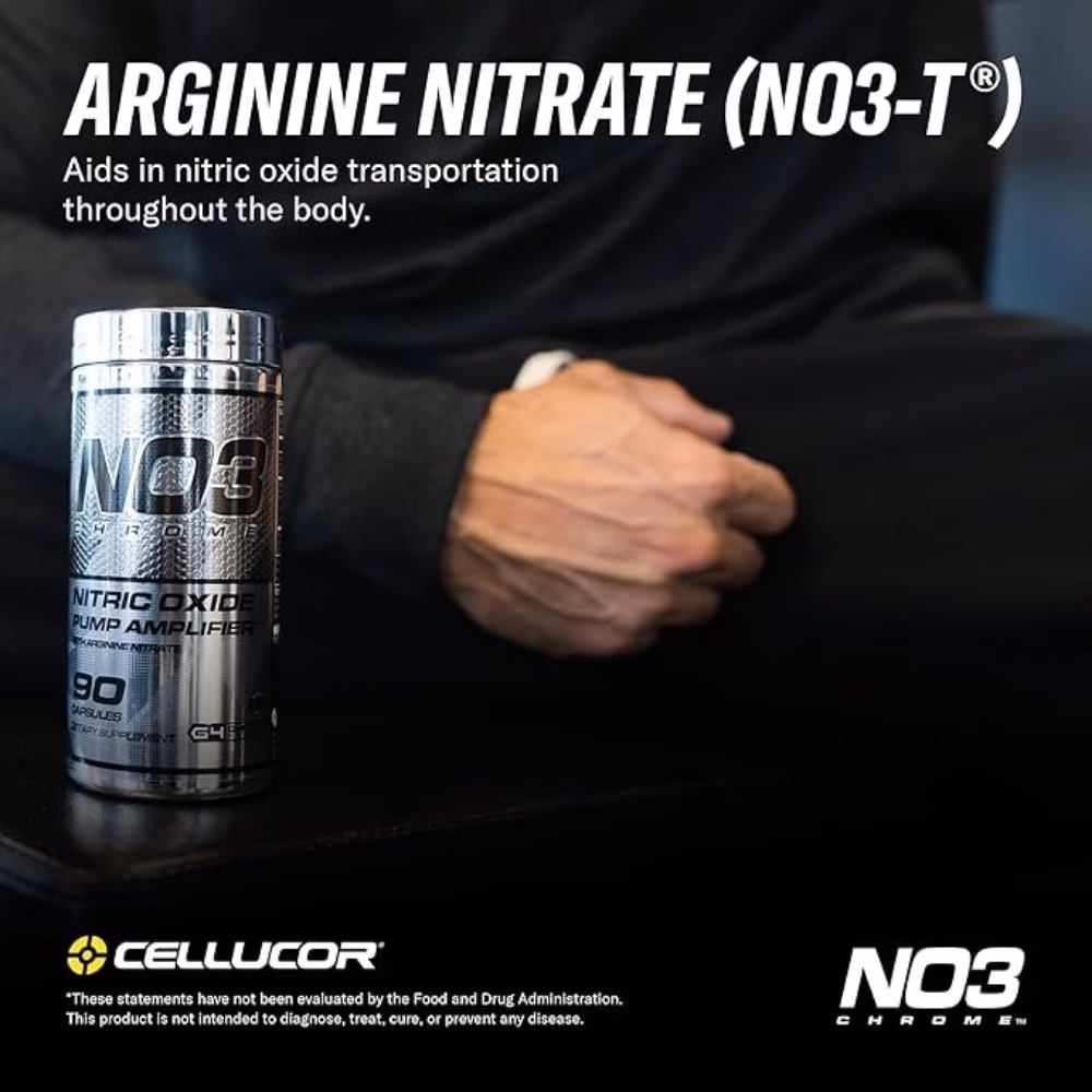 Cellucor NO3 Chrome Stimulant-Free Pre Workout - 90 Capsules 4