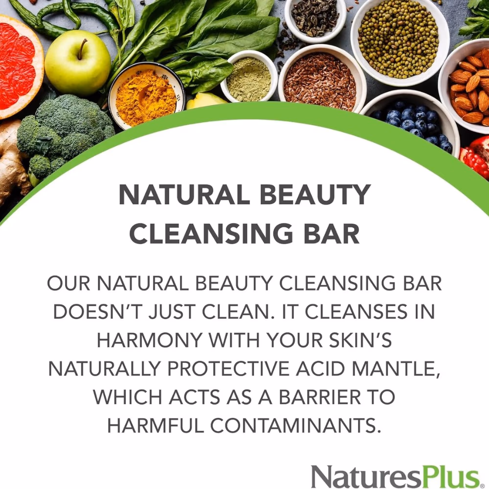 Natures Plus  Natural Beauty Cleansing Bar 99gm 2
