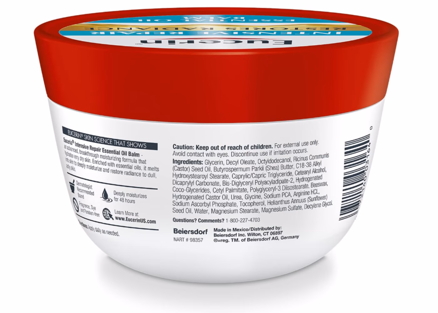 Eucerin Intensive Repair Essential Oil Balm 198g 3