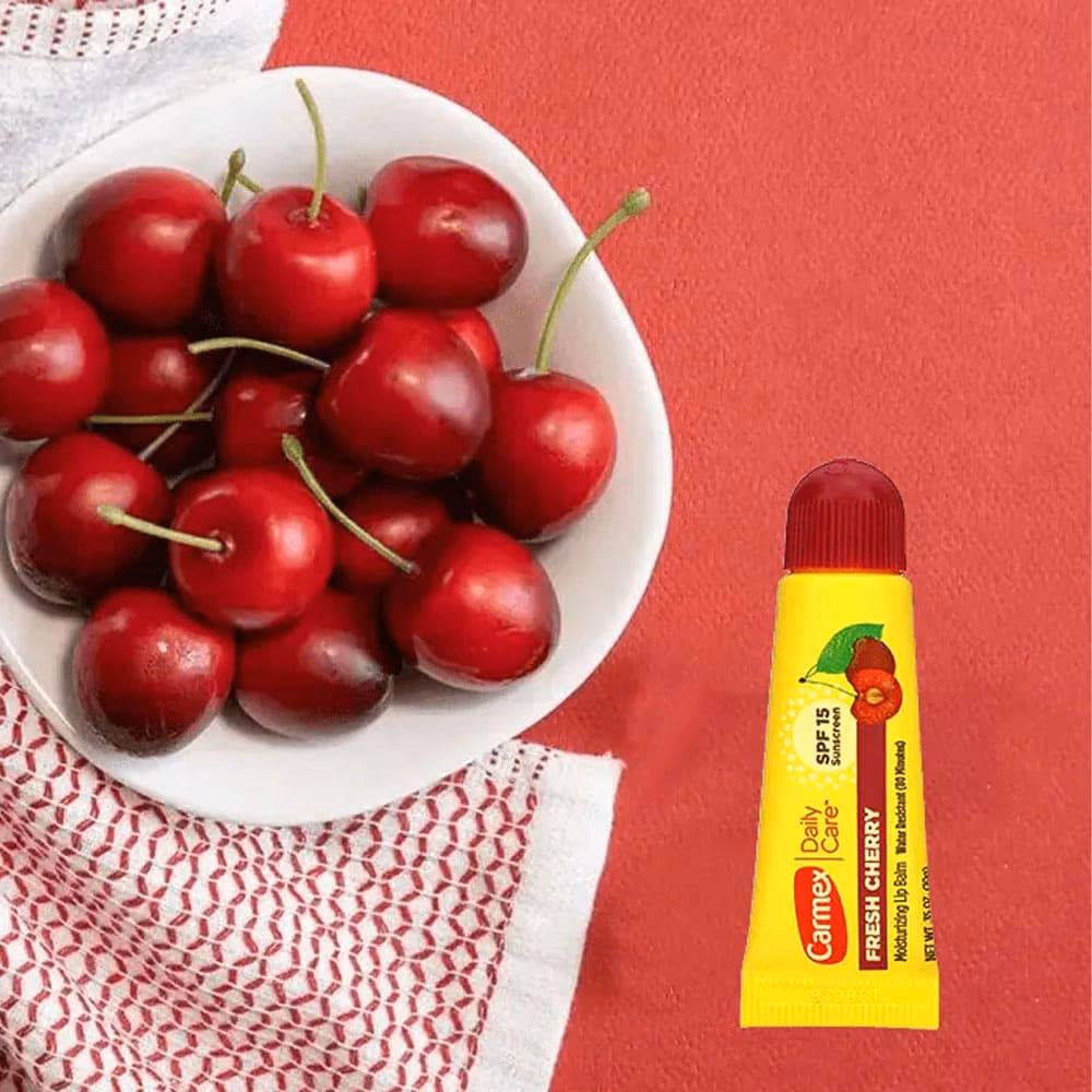 Carmex Daily Care Lip Balm SPF15 Fresh Cherry 3x10g 2