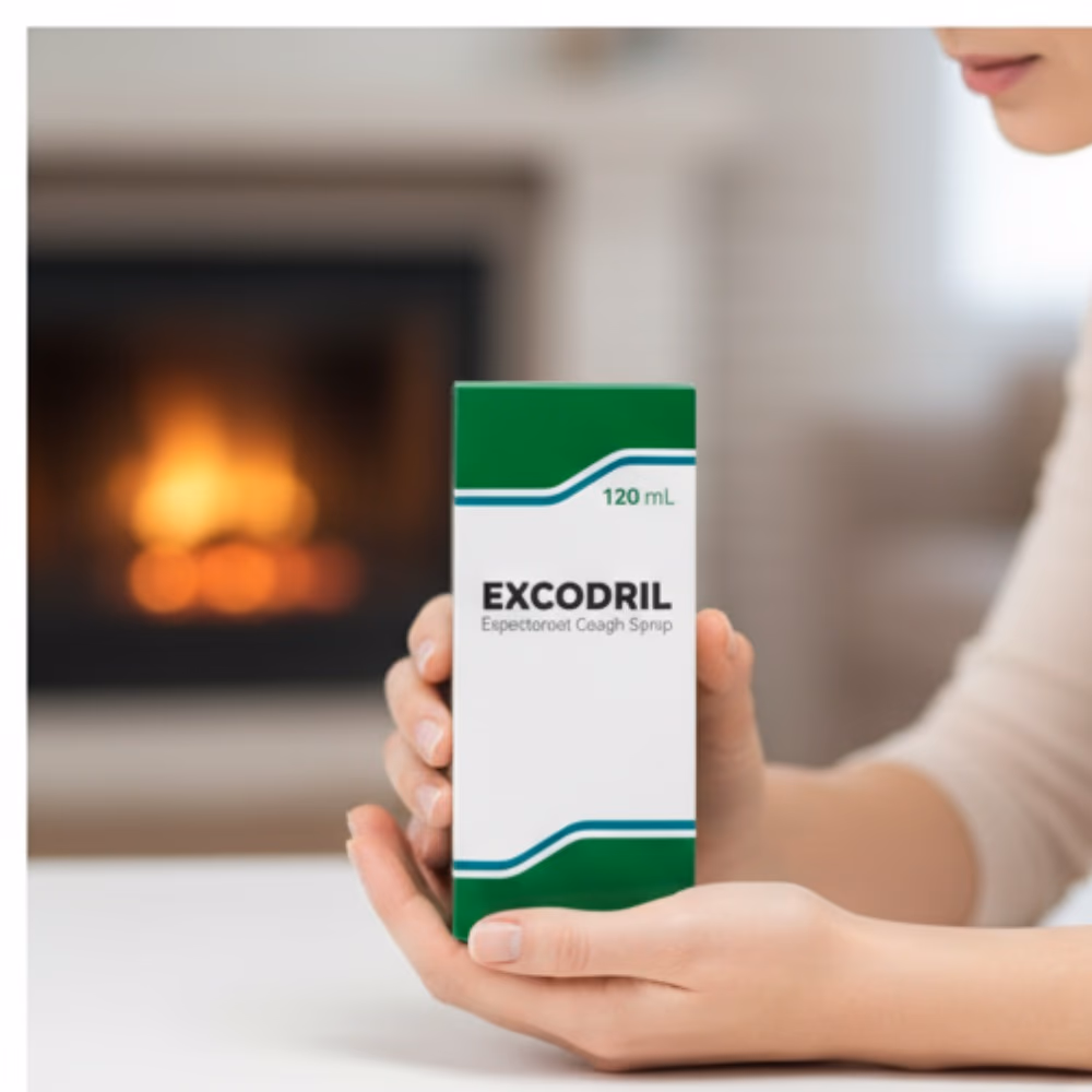 Excodril Expectorant Cough Syrup 120ml 2