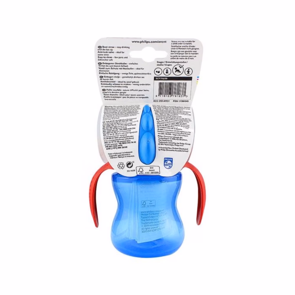 Philips Avent Bendy Straw Cup 200ml – Leak-Proof & Easy to Grip 3