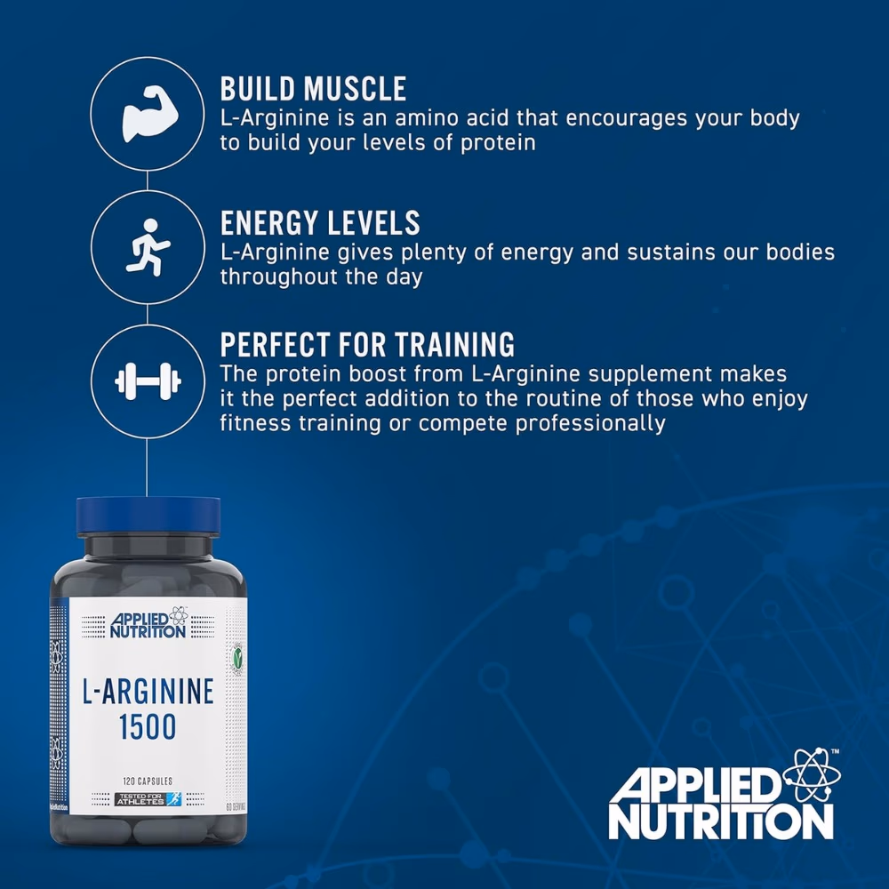 Applied Nutrition L-Arginine 1500-120 Capsules  2