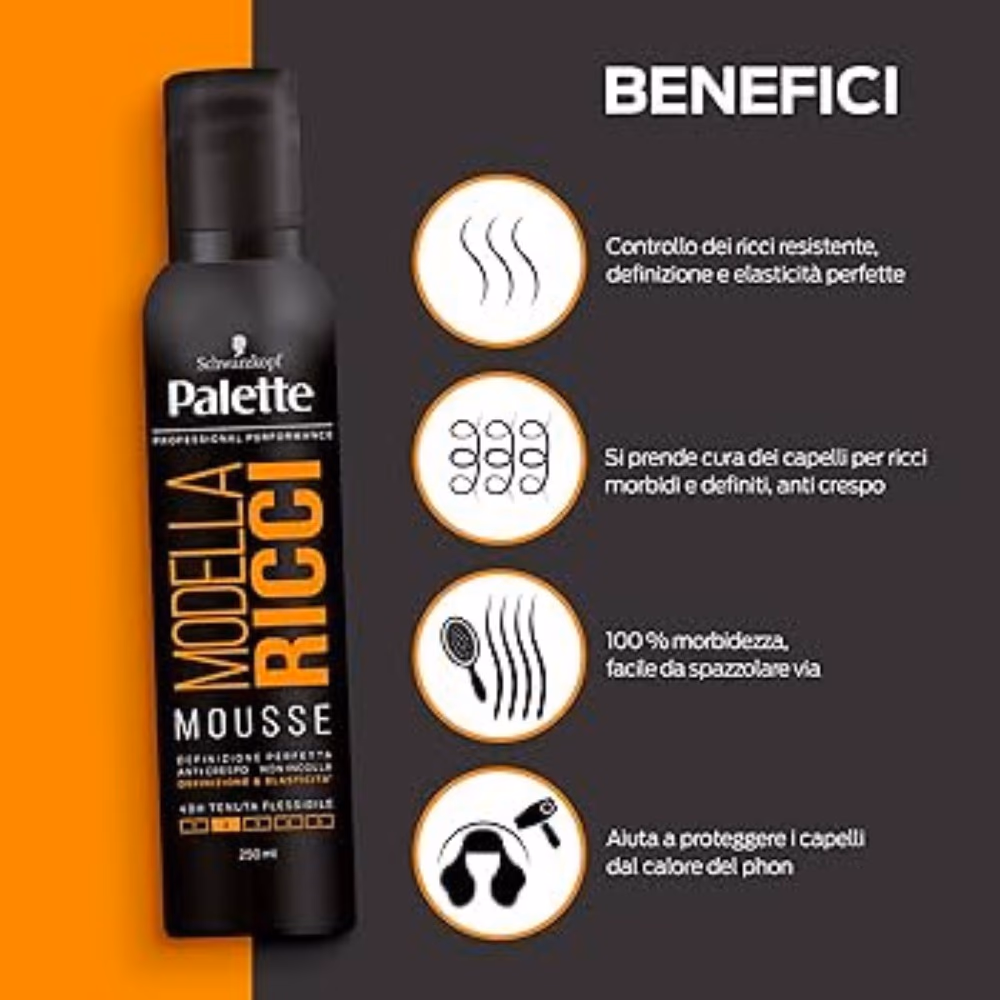 Schwarzkopf Palette Modella Ricci Mousse 2 250ml 2