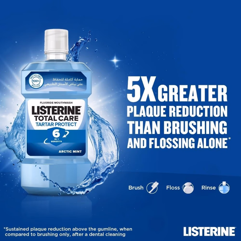 Listerine Total Care Tartar Protect Mouthwash 250ml 3