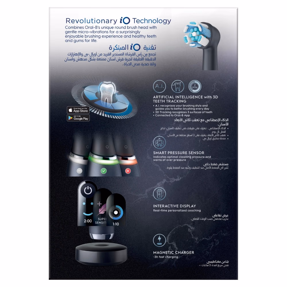 Oral B Io Series 9 Electric Toothbrush Onyx Black 3