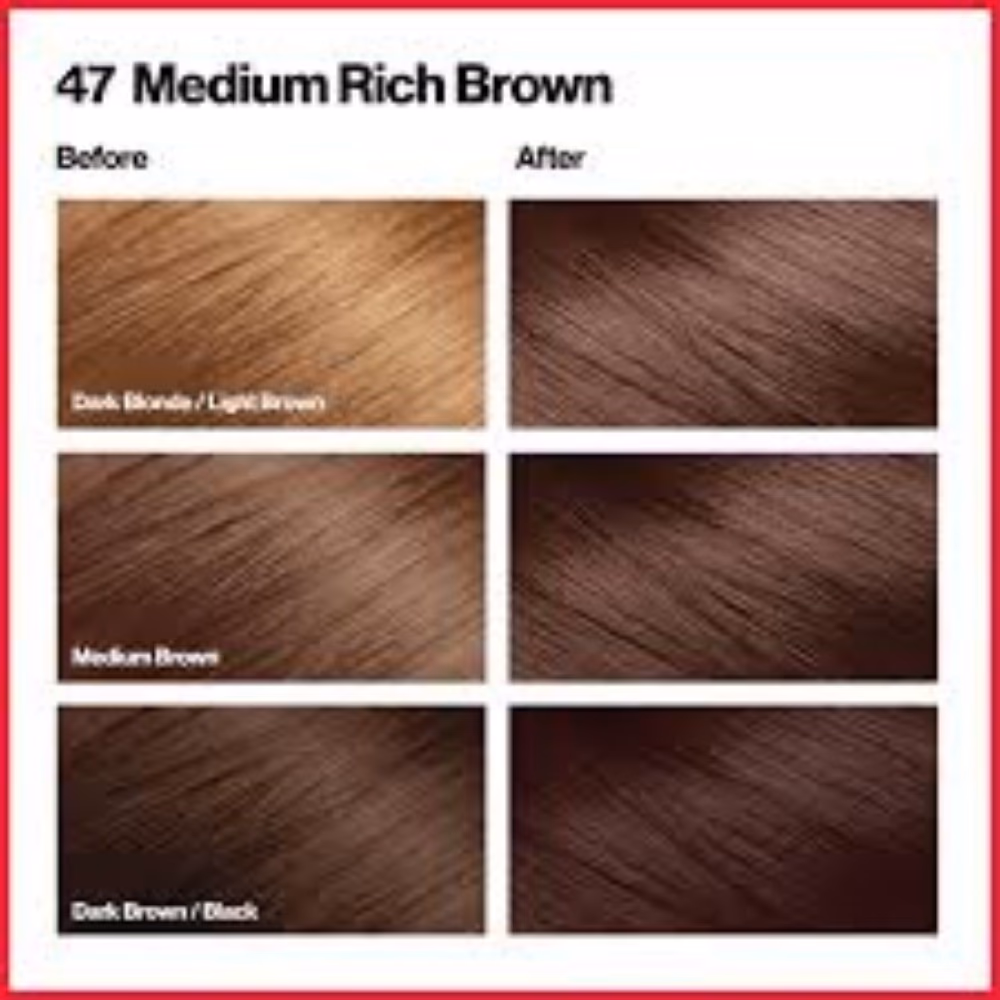 Revlon ColorSilk 47 Medium Rich Brown 2