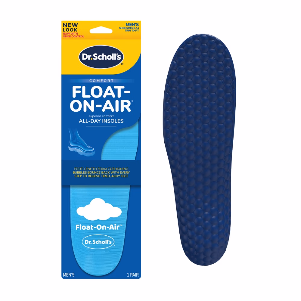 Scholl Float On Air Foam Insoles Men Size 8 to 14 3