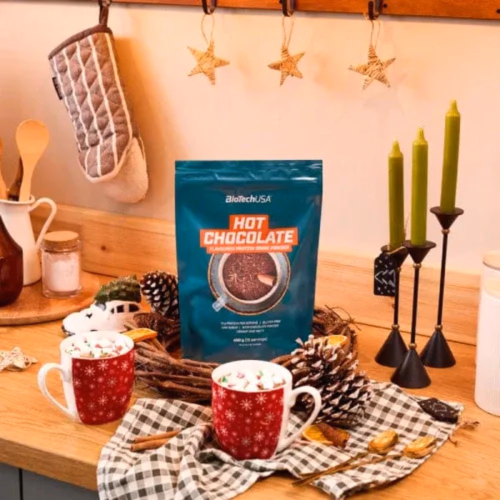 Biotech Protein Drink Powder Hot Chocolate 450g 4