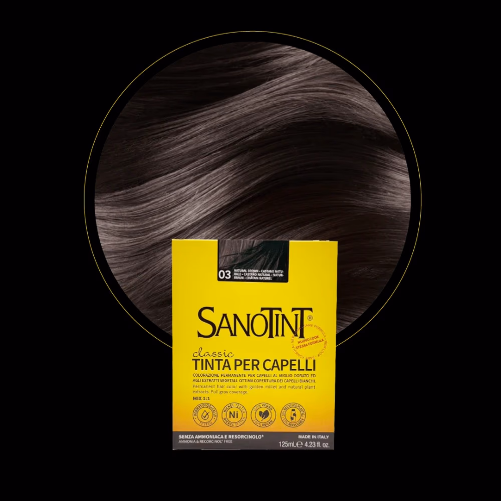 Sanotint Hair Color 03 Natural Brown 2