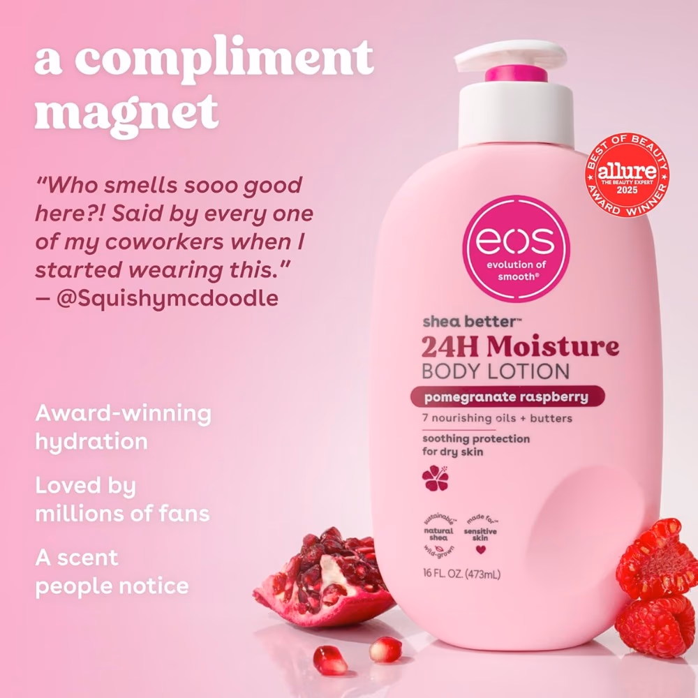 EOS 24H Moisture Pomegranate Raspberry Body Lotion 473ml 2