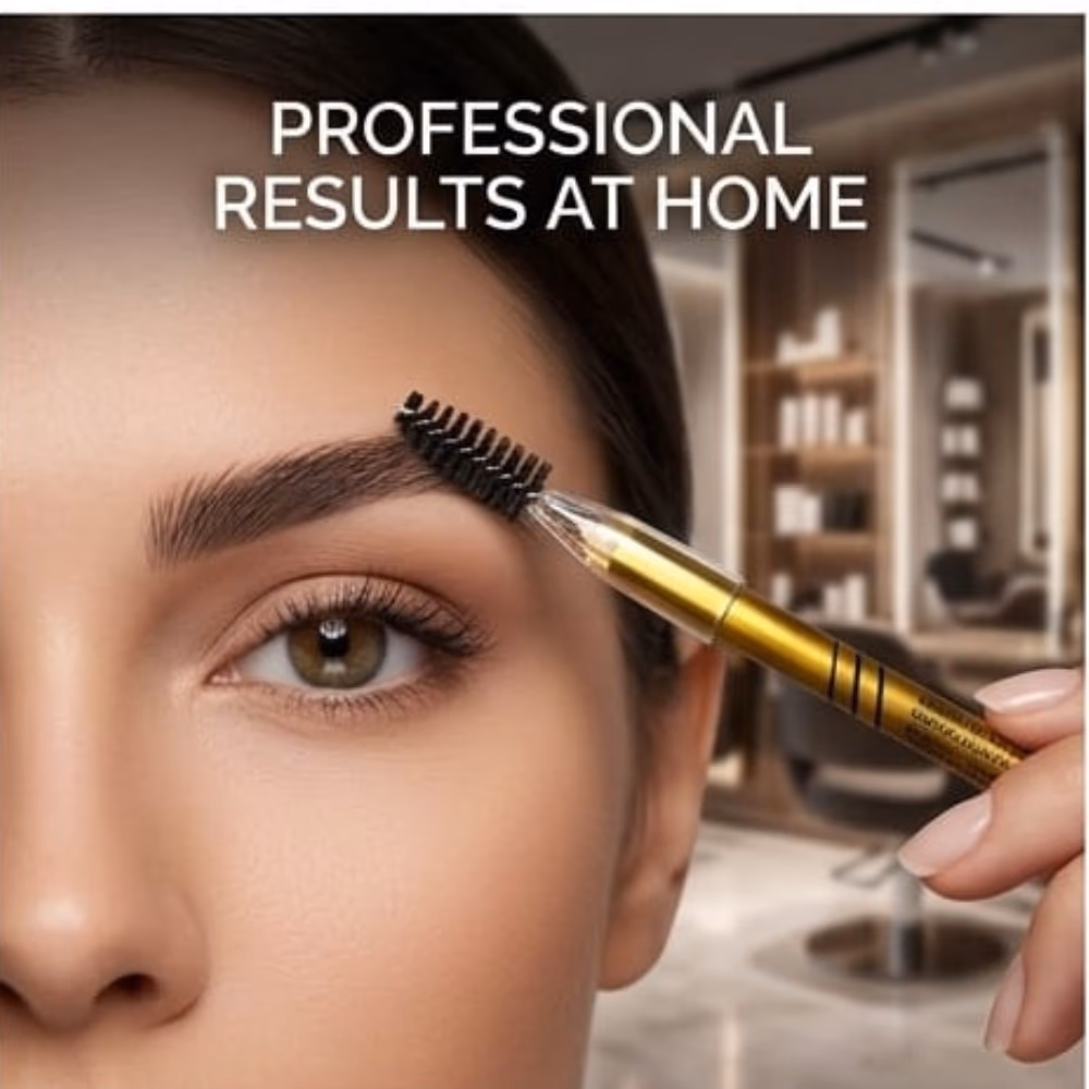 Elegance Gold Eyebrow Black 4