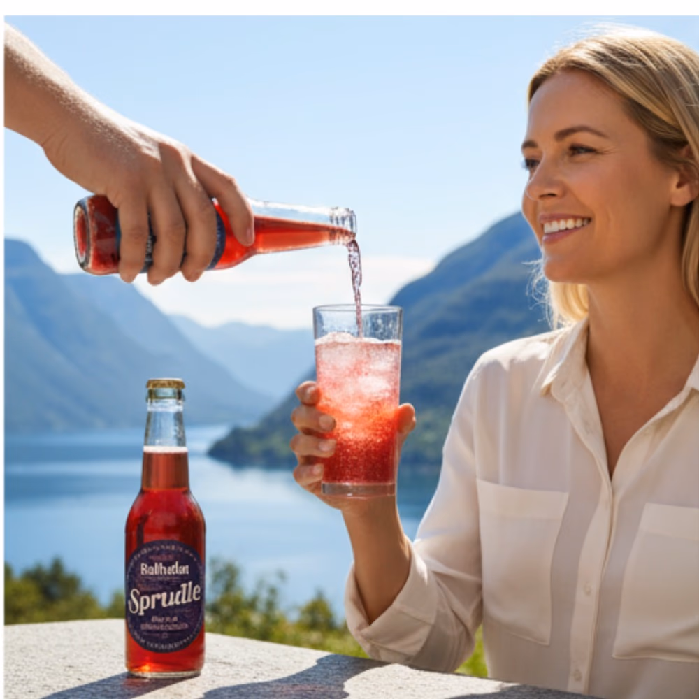 Balholm Sparkling Apple & Raspberry Juice 0.33L 5