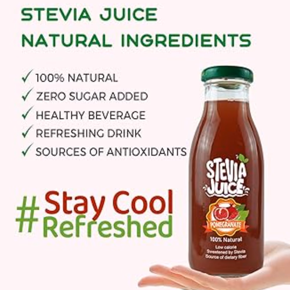 Stevia Squeeze Juice Pomegranate 300ml 3