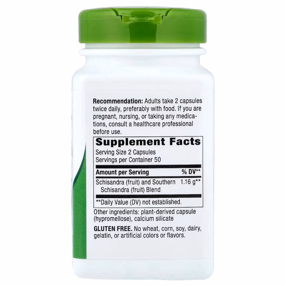 Natures Way Schisandra Fruit -100 Capsules 2